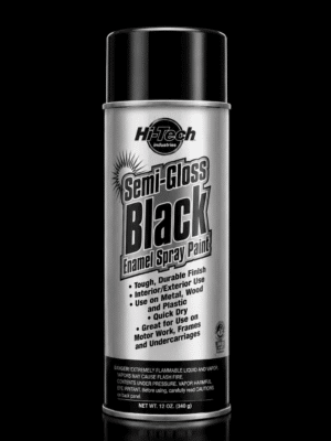 Hi-Tech – Semi-Gloss Black – Peinture en aérosol noir semi-lustré